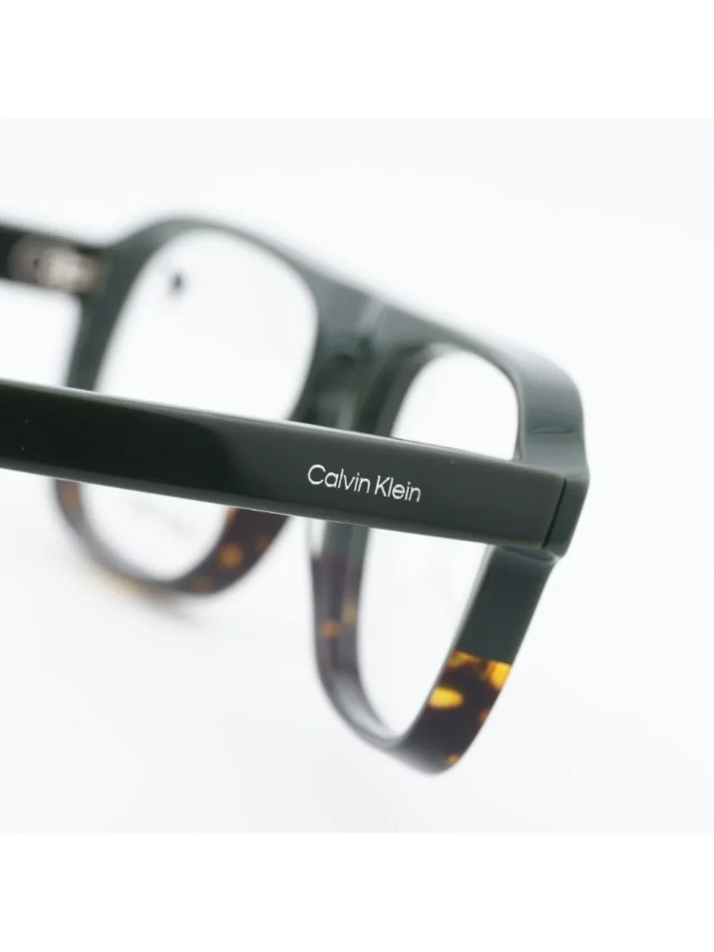 Calvin Klein CK25515 303 Eyeglasses Green / Havana 58mm Square Frame